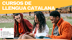 Cursos de Llengua Catalana setembre 2021 a gener 2022 