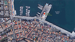 Vista aèria port i la Marina Eivissa